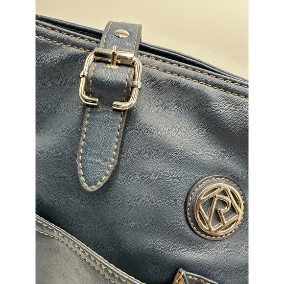 RELIC by Fossil Denim Blue Faux Leather Tote Bag - Picture 2 of 6